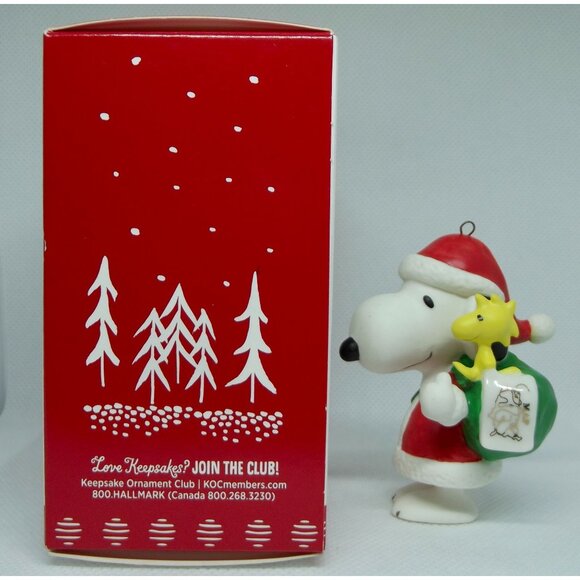 Hallmark Ornament 2017 Spotlight on Snoopy 20th Anniversary Christmas Woodstock - Picture 3 of 15